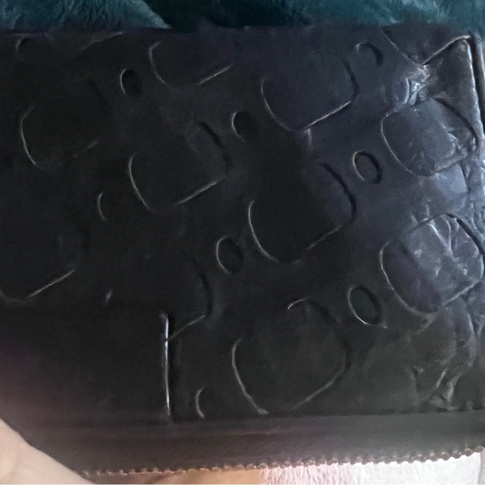 See By Chloe Black Embossed Wallet